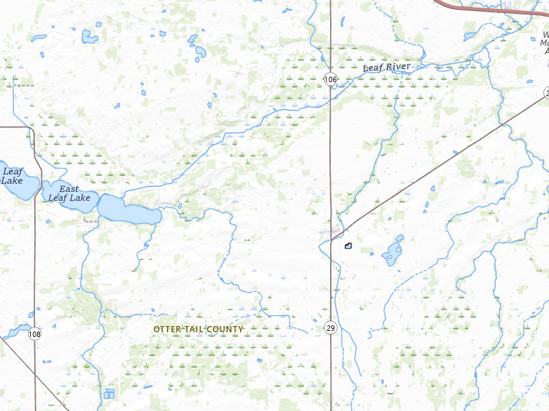 NEXRAD radar-signature map of the hail storm over Deer Creek, MN on Jun 29, 2026