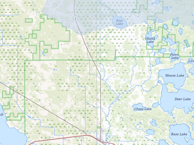 NEXRAD radar-signature map of the hail storm over Deer River, MN on Sep 3, 2026