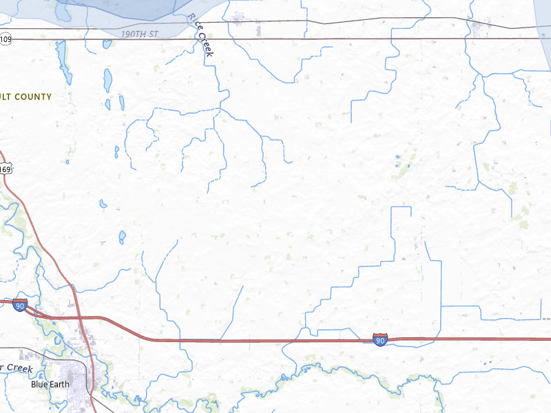 NEXRAD radar-signature map of the hail storm over Delavan, MN on May 17, 2026