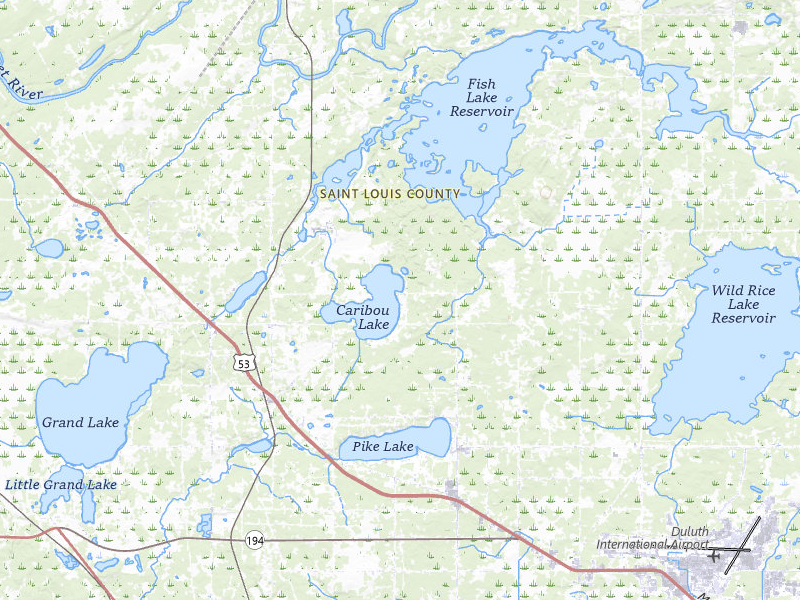 NEXRAD radar-signature map of the hail storm over Duluth, MN on Aug 25, 2026