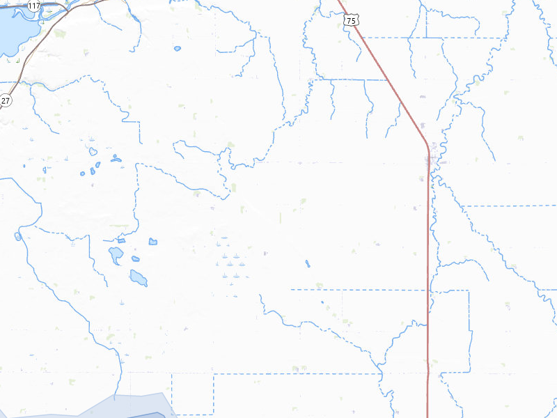 NEXRAD radar-signature map of the hail storm over Dumont, MN on Jul 10, 2026