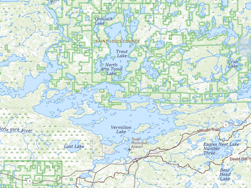 NEXRAD radar-signature map of the hail storm over Ely, MN on Aug 20, 2026