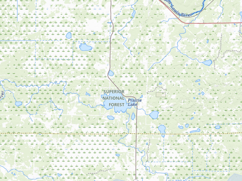NEXRAD radar-signature map of the hail storm over Floodwood, MN on Aug 25, 2026