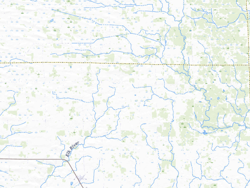 Radar-estimated hail-size map of the storm over Foley, MN on Jun 28, 2026