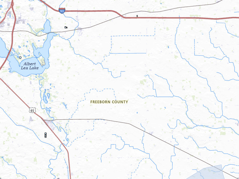 NEXRAD radar-signature map of the hail over Glenville, MN