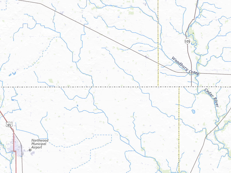 NEXRAD radar-signature map of the hail storm over Glenville, MN on Aug 7, 2026