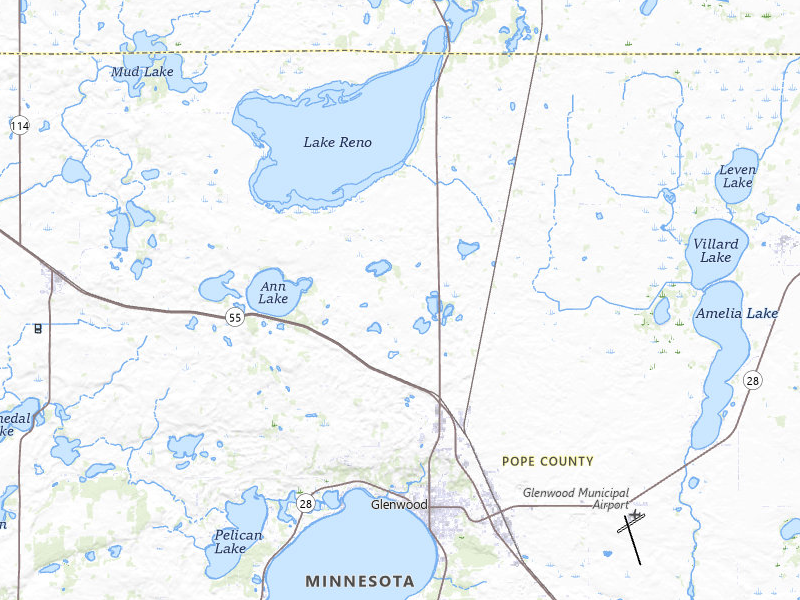 NEXRAD radar-signature map of the hail storm over Glenwood, MN on Jul 7, 2026