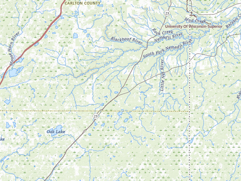 NEXRAD radar-signature map of the hail storm over Holyoke, MN on Jul 3, 2026