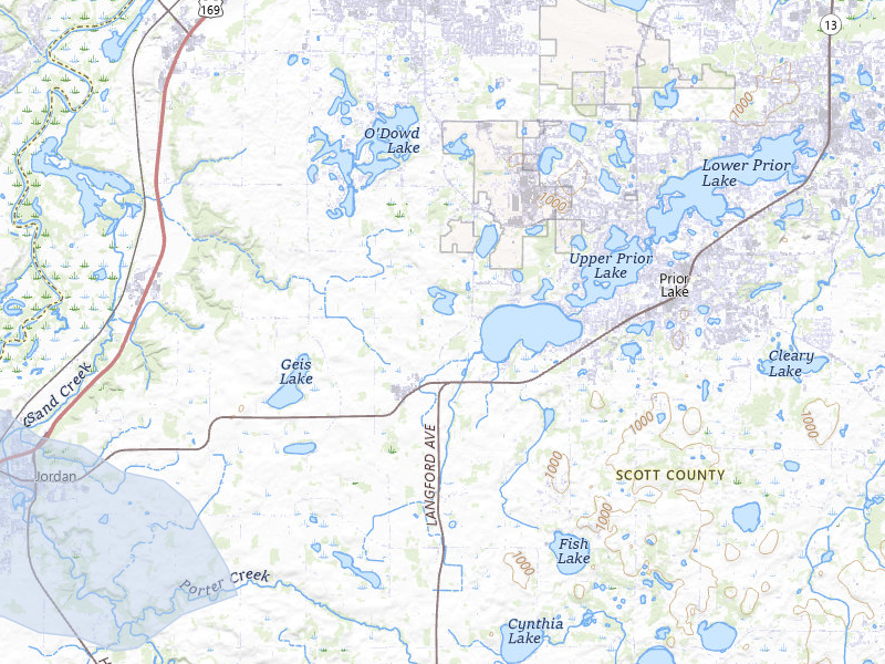 NEXRAD radar-signature map of the hail storm over Jordan, MN on Jul 25, 2026