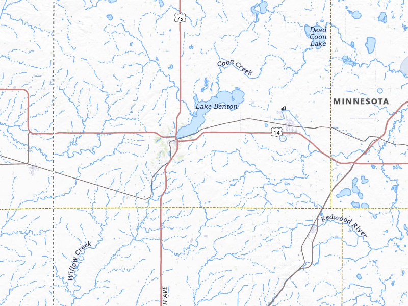 NEXRAD radar-signature map of the hail storm over Lake Benton, MN on Jun 3, 2026
