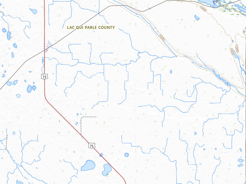 Radar-estimated hail-size map of the storm over Madison, MN on Jun 5, 2026