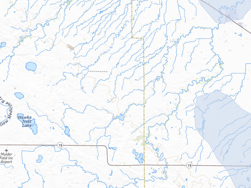 NEXRAD radar-signature map of the hail storm over Minneota, MN on Jul 6, 2026