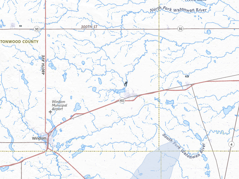 NEXRAD radar-signature map of the hail storm over Mountain Lake, MN on May 18, 2026