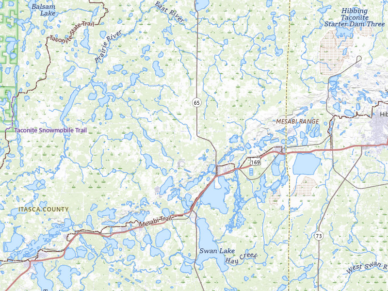 NEXRAD radar-signature map of the hail storm over Nashwauk, MN on Jul 26, 2026