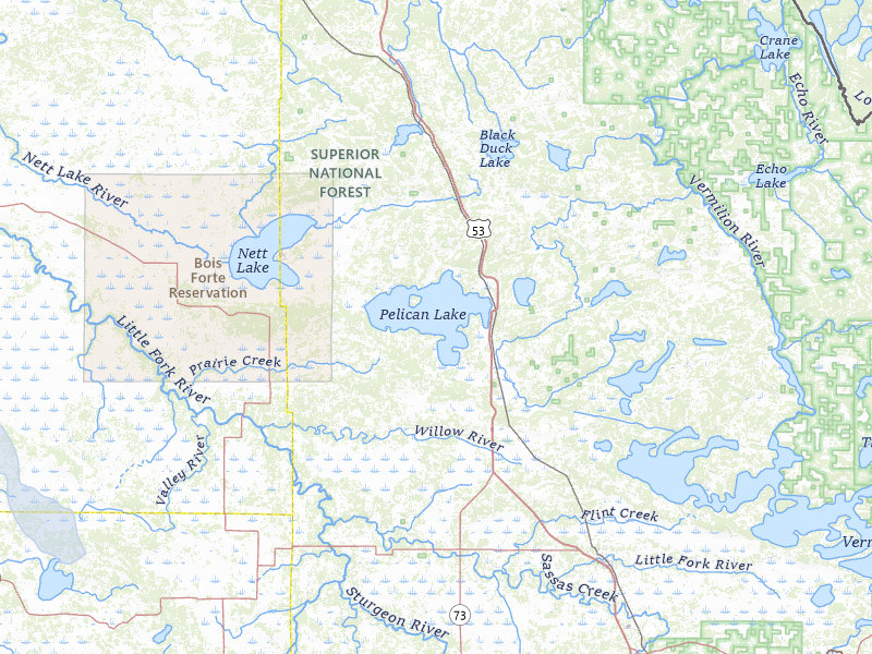 NEXRAD radar-signature map of the hail storm over Orr, MN on Jul 26, 2026