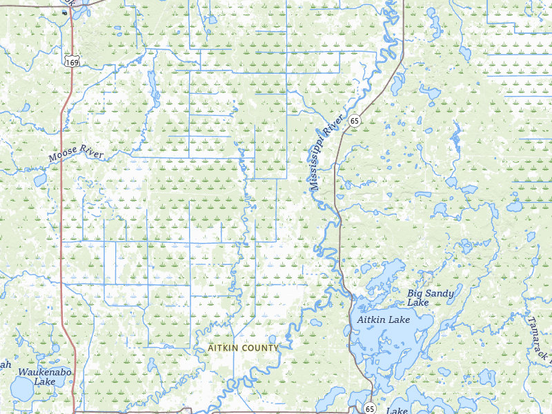 NEXRAD radar-signature map of the hail storm over Palisade, MN on Jun 4, 2026