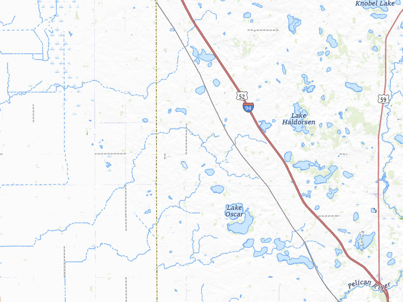 Radar-estimated hail-size map of the storm over Rothsay, MN on Jun 8, 2026