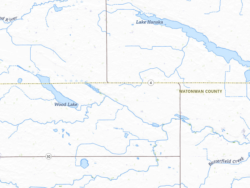 Radar-estimated hail-size map of the storm over Saint James, MN on Jun 29, 2026