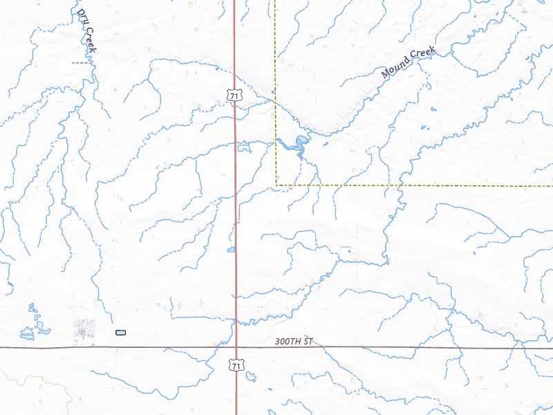Radar-estimated hail-size map of the storm over Sanborn, MN on Jul 19, 2026