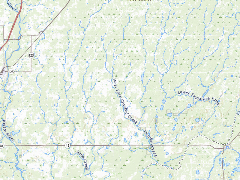 NEXRAD radar-signature map of the hail storm over Sandstone, MN on May 26, 2026