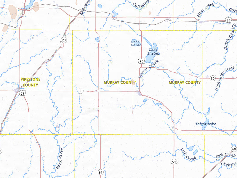 Radar-estimated hail-size map of the storm over Slayton, MN on Jun 9, 2026