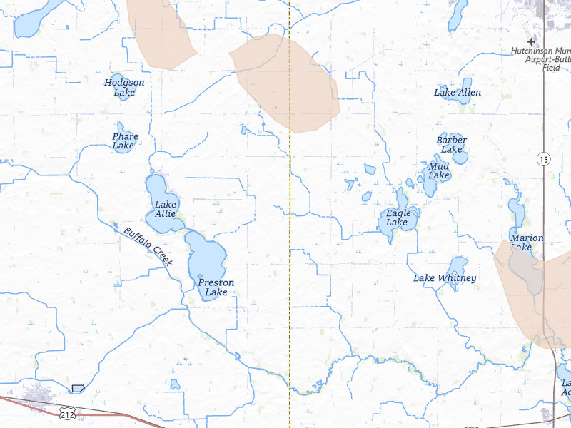 Radar-estimated hail-size map of the storm over Stewart, MN on Jun 23, 2026