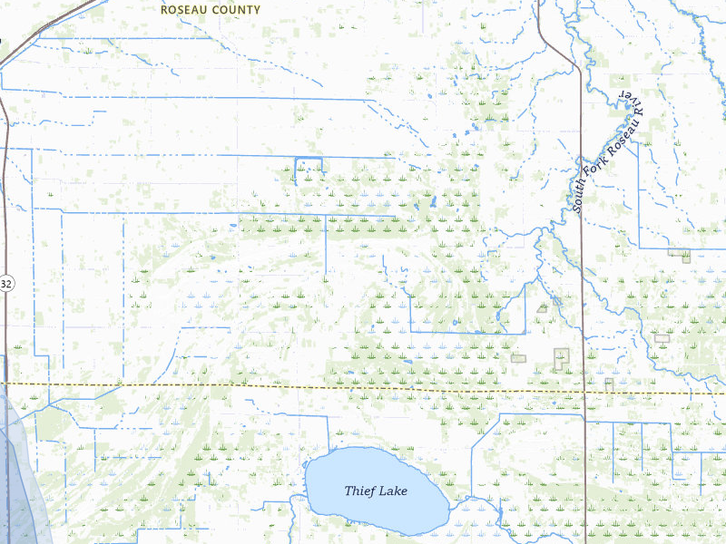 NEXRAD radar-signature map of the hail storm over Strathcona, MN on Jul 6, 2026
