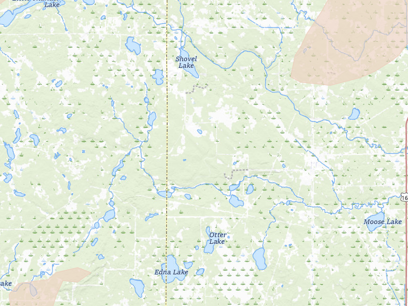 Radar-estimated hail-size map of the storm over Swatara, MN on Jun 29, 2026