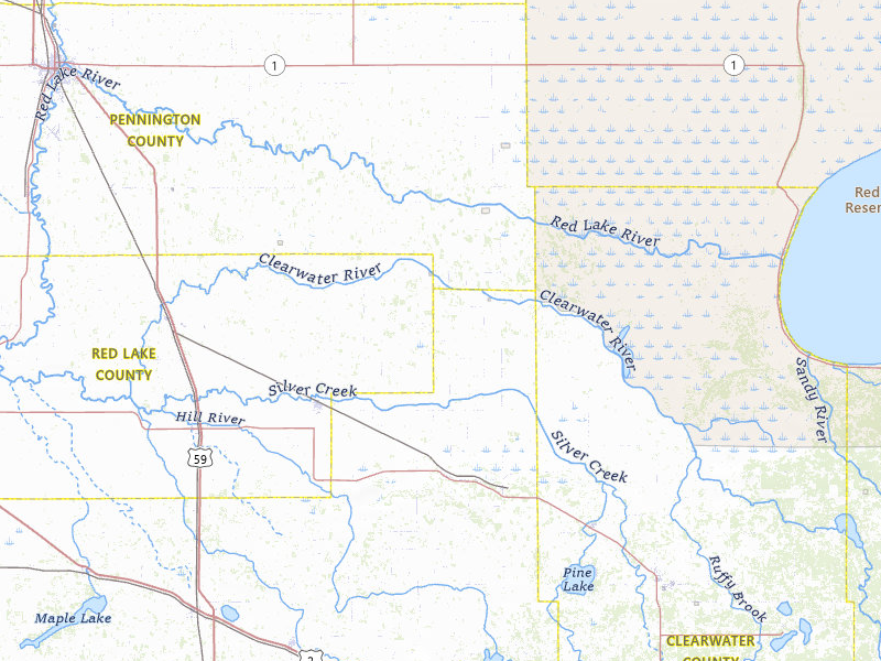 NEXRAD radar-signature map of the hail storm over Trail, MN on Jun 9, 2026
