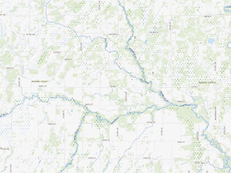 NEXRAD radar-signature map of the hail storm over Verndale, MN on Aug 17, 2026