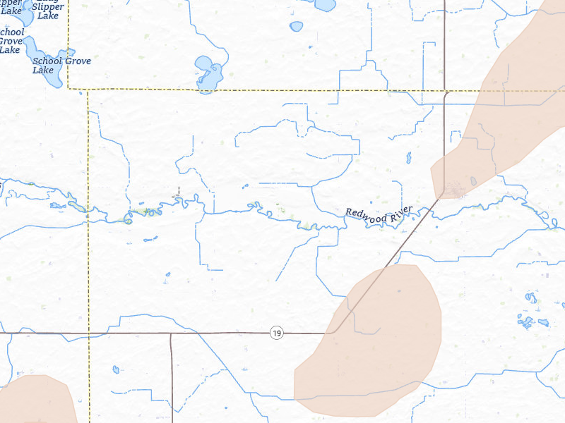 Radar-estimated hail-size map of the storm over Vesta, MN on Jun 9, 2026