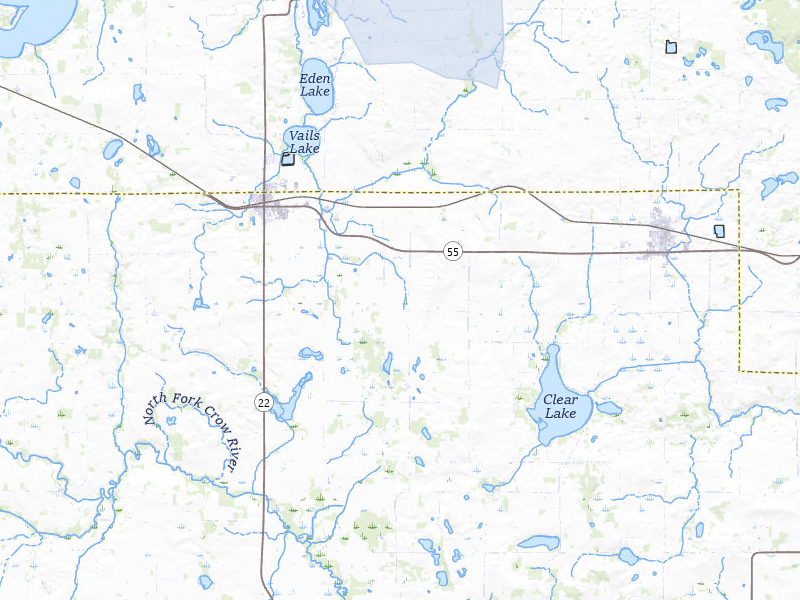 NEXRAD radar-signature map of the hail storm over Watkins, MN on Jul 6, 2026