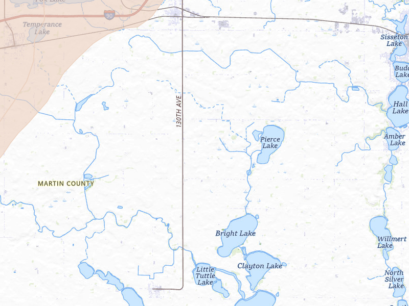Radar-estimated hail-size map of the storm over Welcome, MN on May 17, 2026