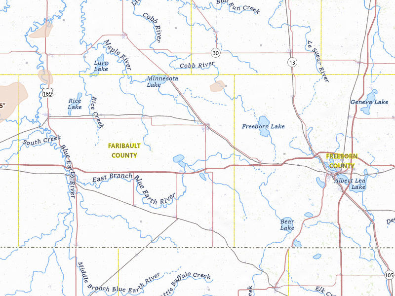 Radar-estimated hail-size map of the storm over Wells, MN on Jun 28, 2026