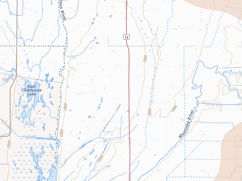 Radar-estimated hail-size map of the storm over Wheaton, MN on Jul 6, 2026