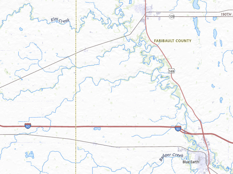 Radar-estimated hail-size map of the storm over Winnebago, MN on Jul 19, 2026