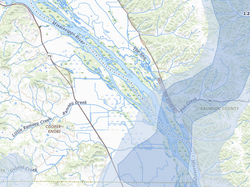 NEXRAD radar-signature map of the hail storm over Annada, MO on Apr 27, 2026