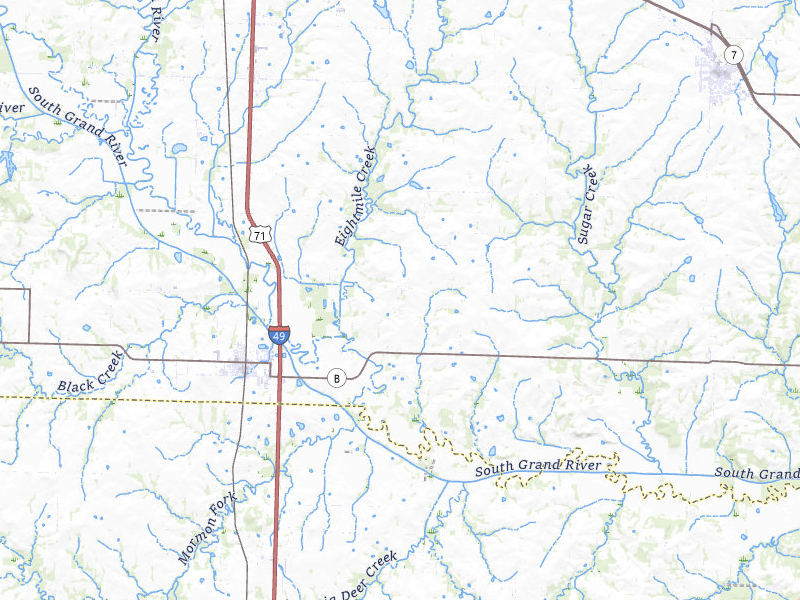 Radar-estimated hail-size map of the storm over Archie, MO on Mar 31, 2026