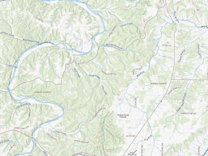 Radar-estimated hail-size map of the storm over Belle, MO on Jul 31, 2026