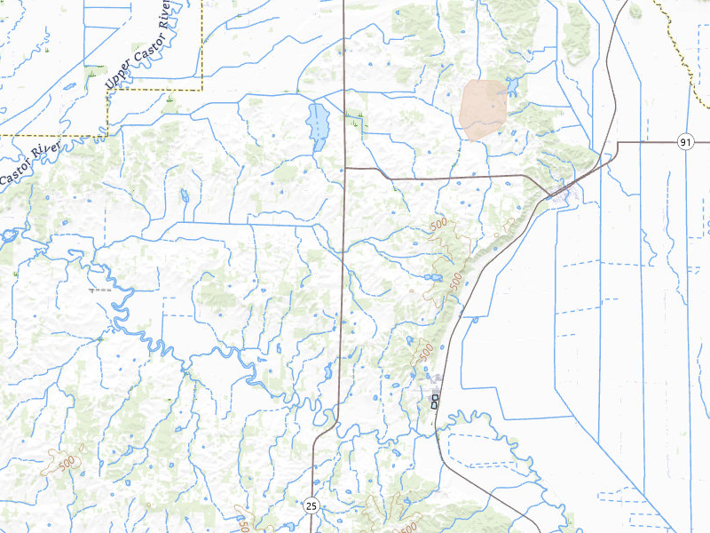 Radar-estimated hail-size map of the storm over Bloomfield, MO on Apr 26, 2026