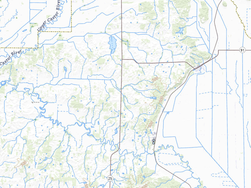 Radar-estimated hail-size map of the storm over Bloomfield, MO on Jun 8, 2026