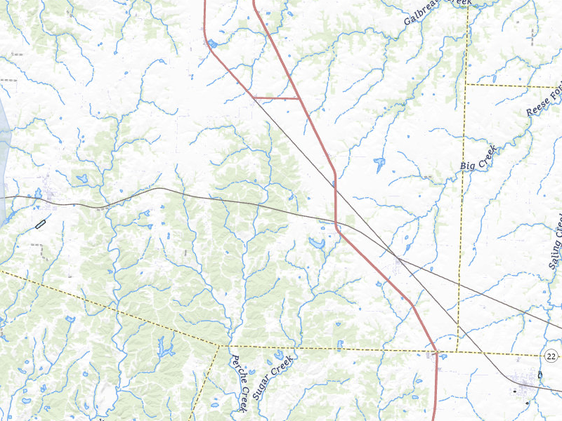 NEXRAD radar-signature map of the hail storm over Clark, MO on Jul 5, 2026