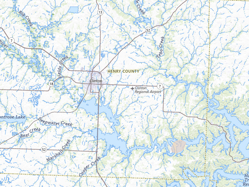 Radar-estimated hail-size map of the storm over Clinton, MO on Mar 31, 2026