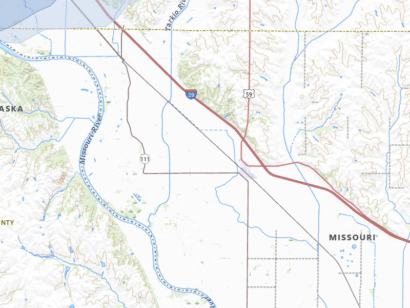 NEXRAD radar-signature map of the hail storm over Craig, MO on May 18, 2026