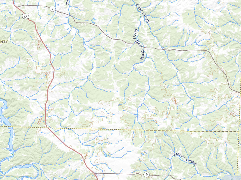 NEXRAD radar-signature map of the hail storm over Edwards, MO on May 31, 2026