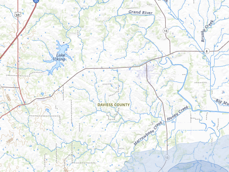 NEXRAD radar-signature map of the hail storm over Gallatin, MO on Aug 16, 2026