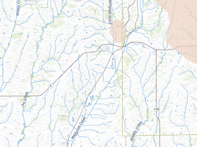 Radar-estimated hail-size map of the storm over Galt, MO on Jun 11, 2026