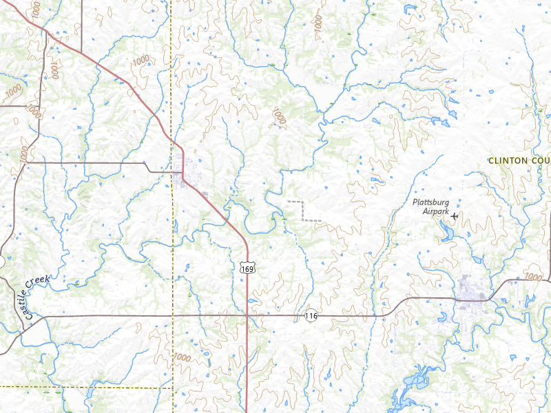 Radar-estimated hail-size map of the storm over Gower, MO on May 29, 2026
