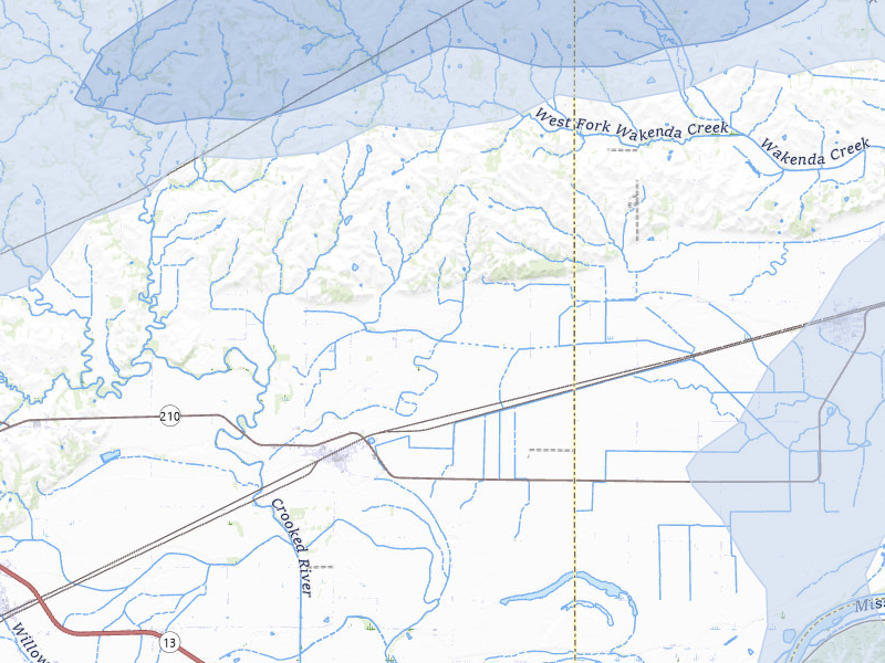 NEXRAD radar-signature map of the hail storm over Hardin, MO on May 31, 2026