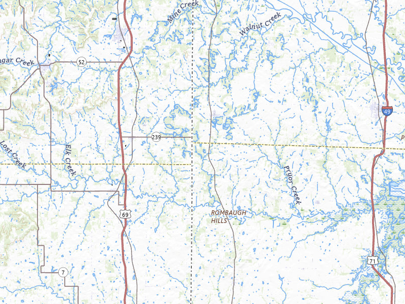 Radar-estimated hail-size map of the storm over Hume, MO on Apr 17, 2026